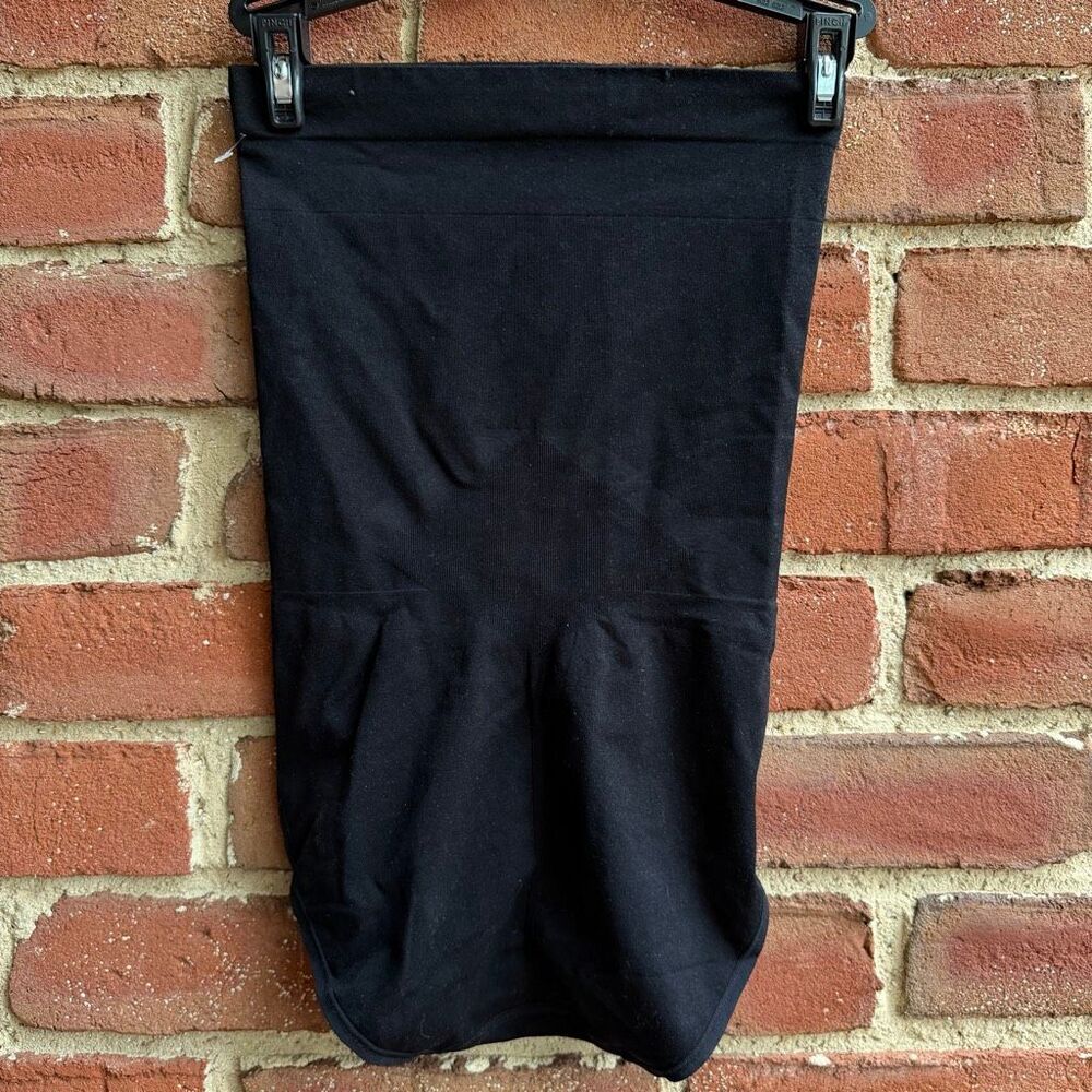 Spanx Higher Power Seamless Panty In Black Tummy Control Shapewear Large New View 5